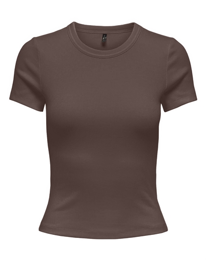 Only - Onlval Life O-Neck T-Shirt - Chocolate Martini